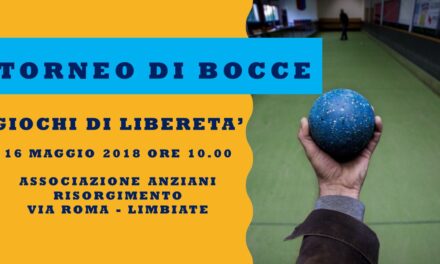 LIMBIATE – GIOCHI DI LIBERETA’ 2018 – BOCCE