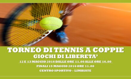 LIMBIATE – GIOCHI DI LIBERETA’ 2016 – TENNIS