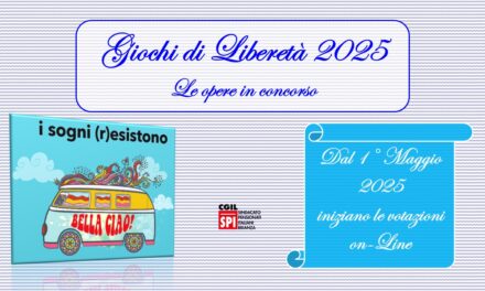 GIOCHI DI LIBERETA’ – INIZIO VOTAZIONI ONLINE
