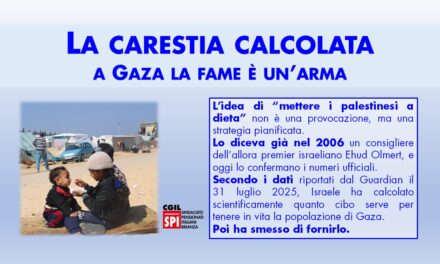 LA CARESTIA CALCOLATA A GAZA LA FAME È UN’ARMA