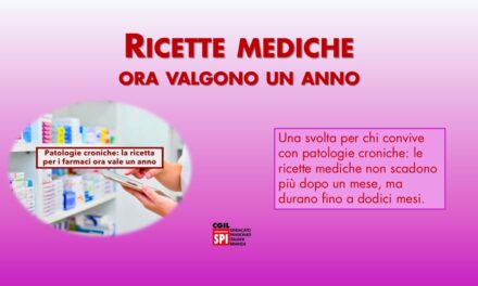 RICETTE MEDICHE, ORA VALGONO UN ANNO