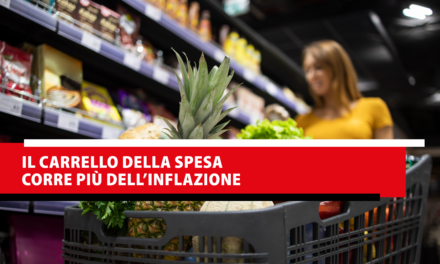 Il carrello della spesa corre più dell’inflazione